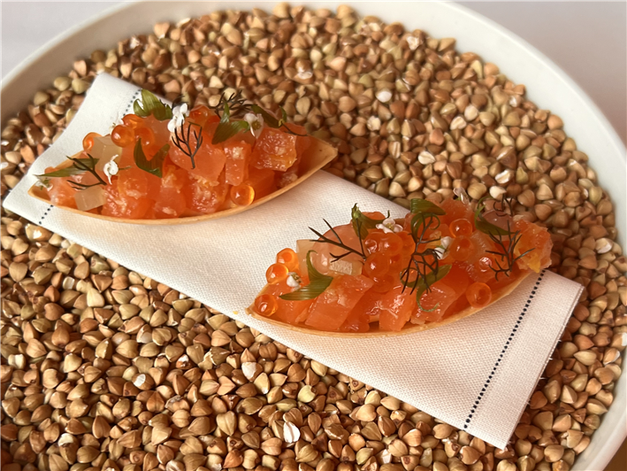 trout canape
